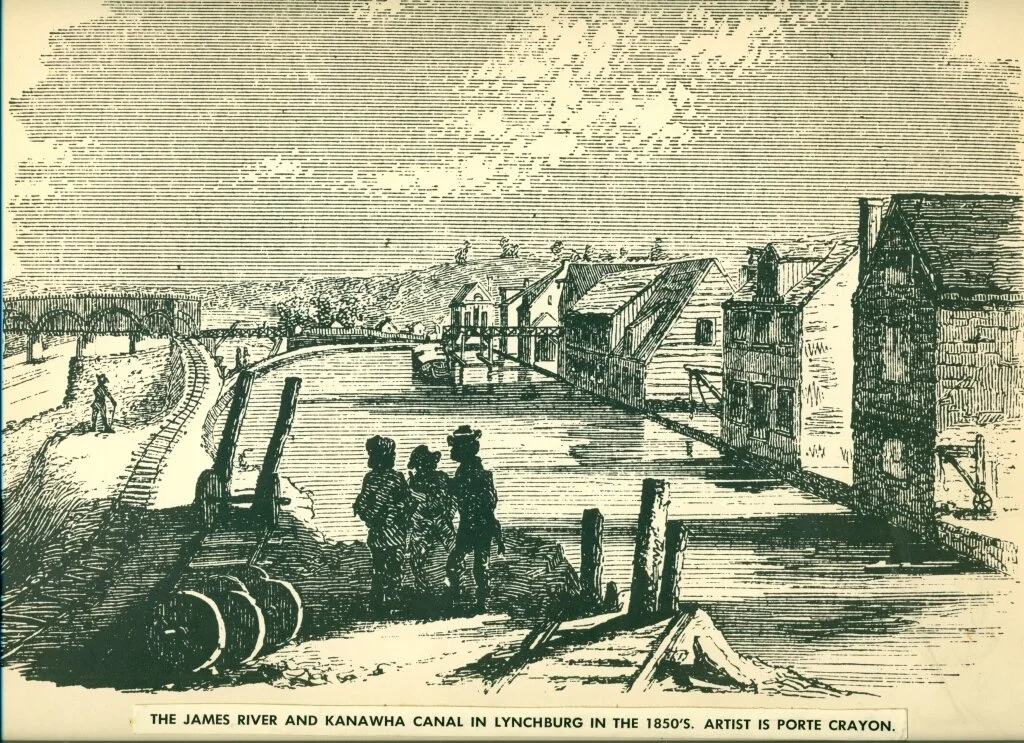  View of the James River and Kanawha Canal in Lynchburg 