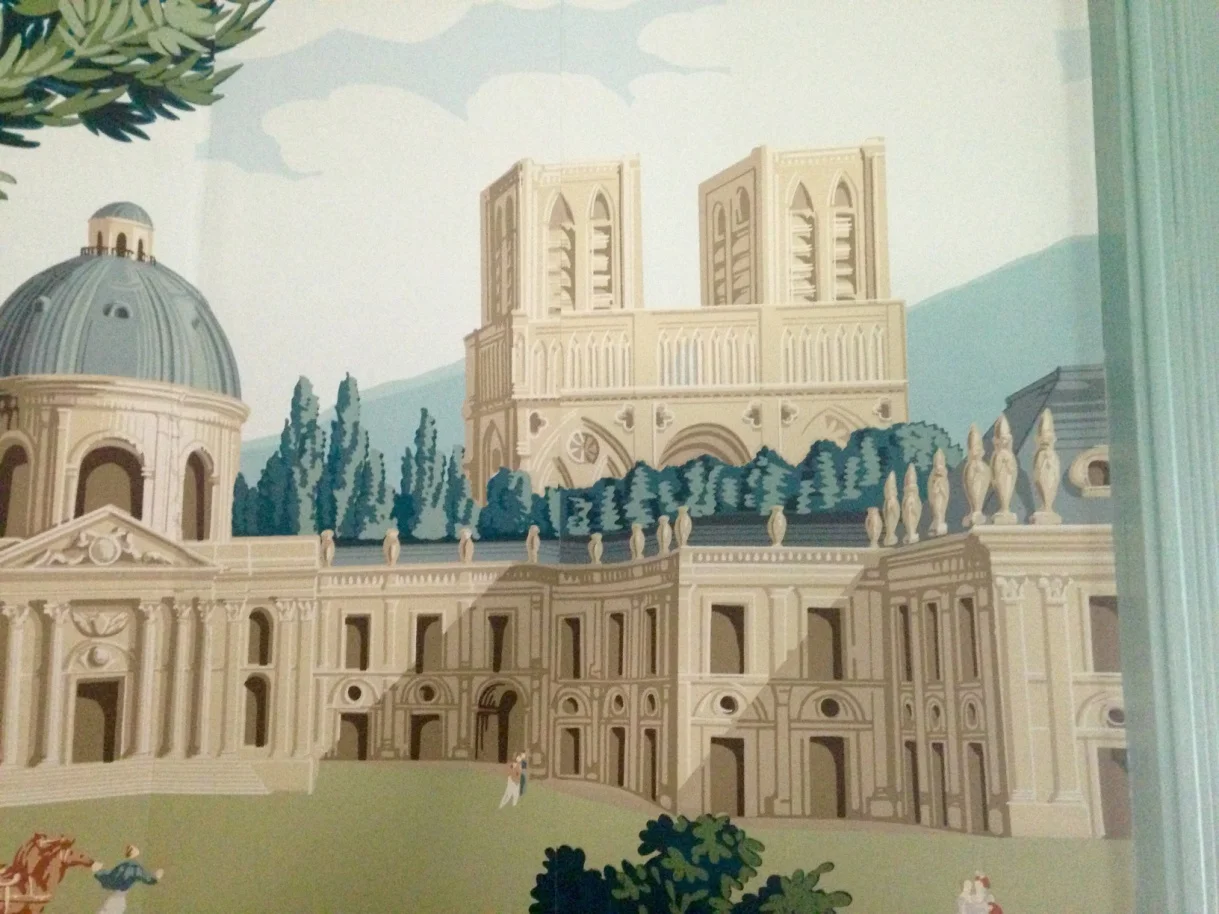 Notre Dame Cathedral behind the trees