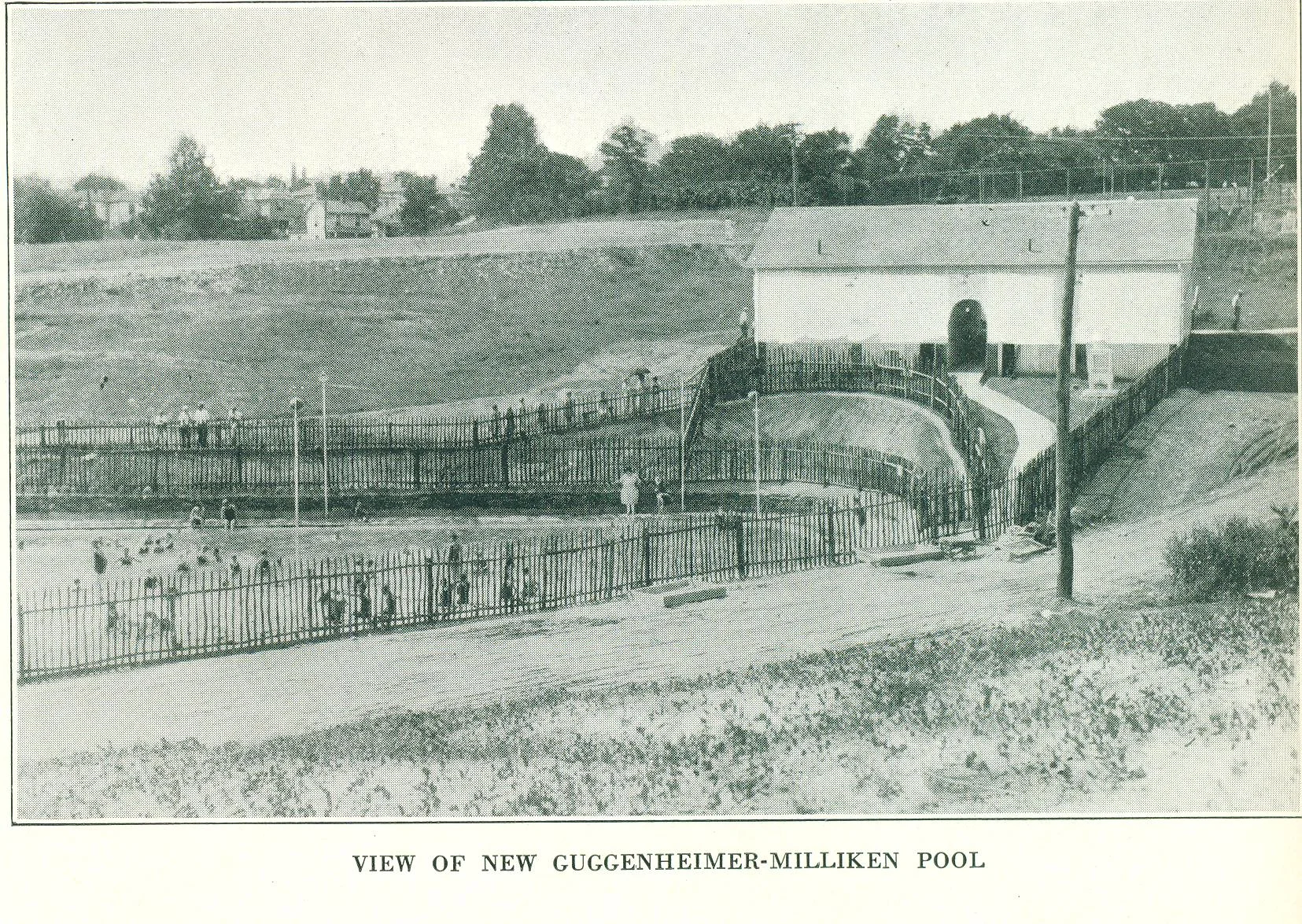  The Guggenheimer-Milliken Pool when it opened in 1927. 