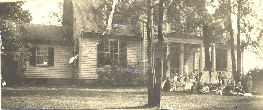   The Guggenheimer house after the land was converted to a playground.  