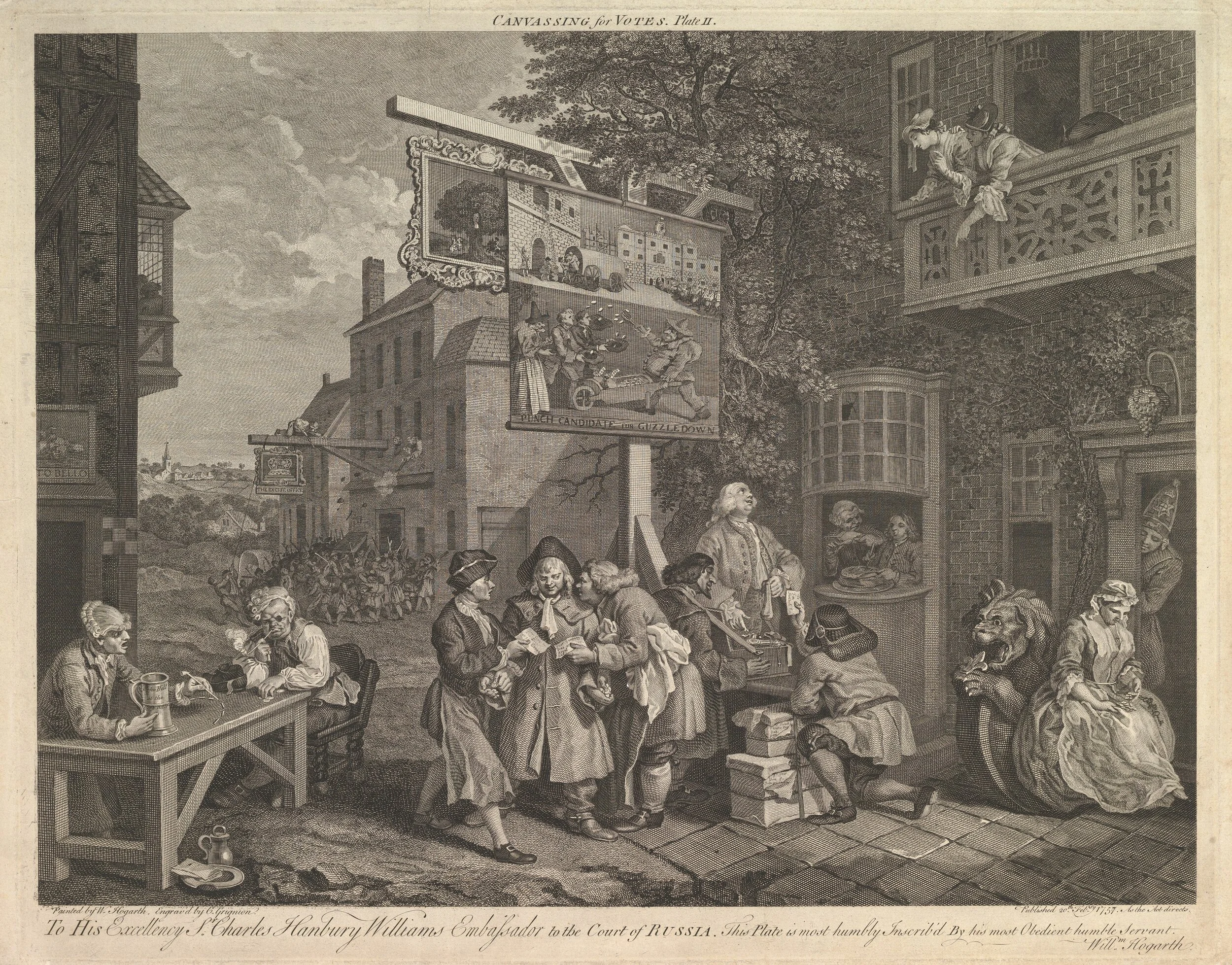  Canvassing for Votes, 1757, courtesy of the METropolitan Museum of Art 