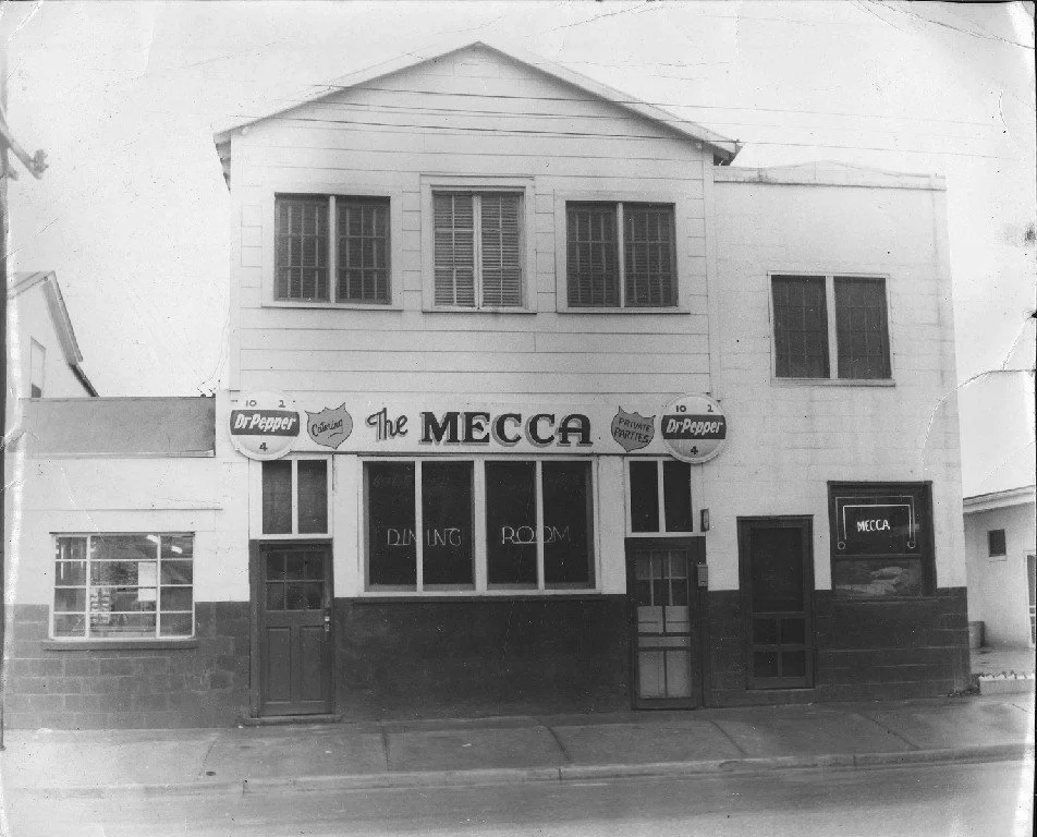 The Mecca Restaurant. Lynchburg Museum System, gift of Ann M. Mitchell.