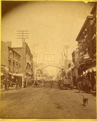  Main Street in Lynchburg 1886, Lynchburg Museum System 
