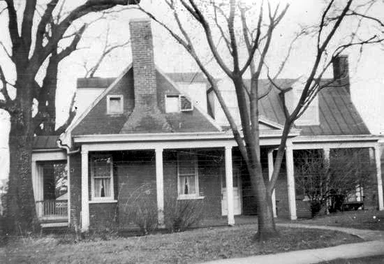  This 1937 photo of the home was included in the WPA report 