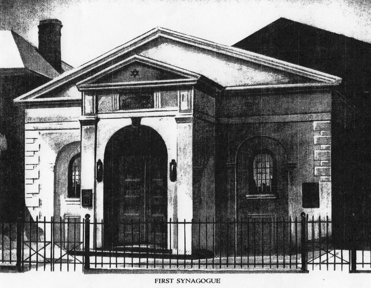  Original Synagogue on Church Street, date unknown  Courtesy of Agudath Sholom Synagogue  
